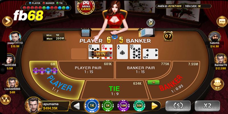 Baccarat FB68- kinh nghiệm chơi 